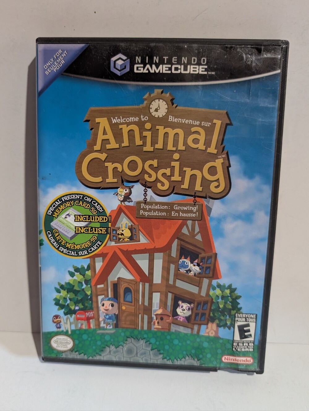 Animal Crossing GameCube Video Game & Case No Manual Tested And Works Nintendo